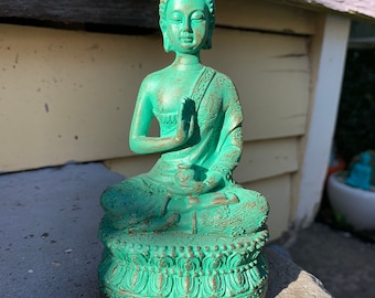 Small Green Buddha Statue