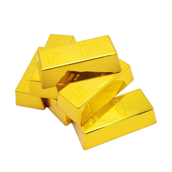 Fake Gold Bar Artificial Hollow Gold Bullion Prop for Video Etsy