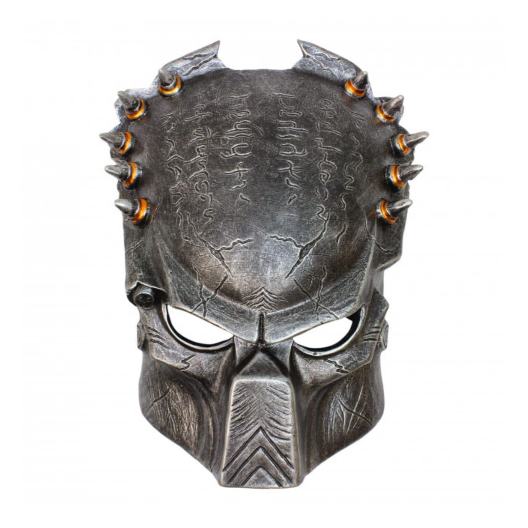  WitnyStore Predator Costume Mask Cosplay Latex Halloween Prop  Helmet Fancy Film Dress Decor (Type 1) Light Brown : Clothing, Shoes 