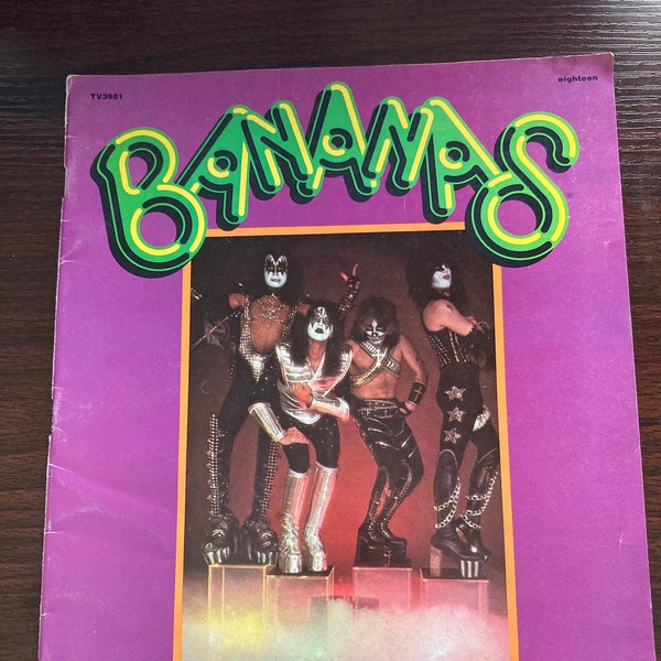 KISS -BANANAS Magazine 1978 - Elton John - Elvis - #18