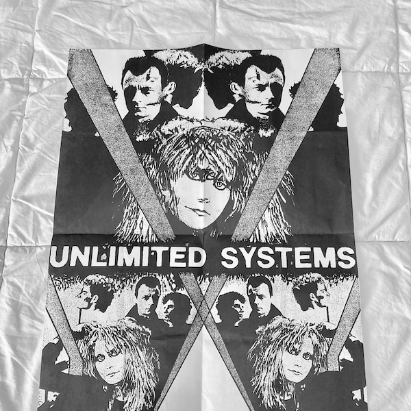 Vintage - Unlimited Systems - 1980s -Poster - 23 x 16