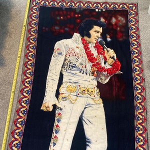 Vintage - Elvis Presley  - Tapestry Flag  - 1970&#39;s - The King
