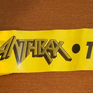 Vintage - Anthrax - The Treat Is Real - 1998 - Rare Promo Record Store - Plastic non stick tape -