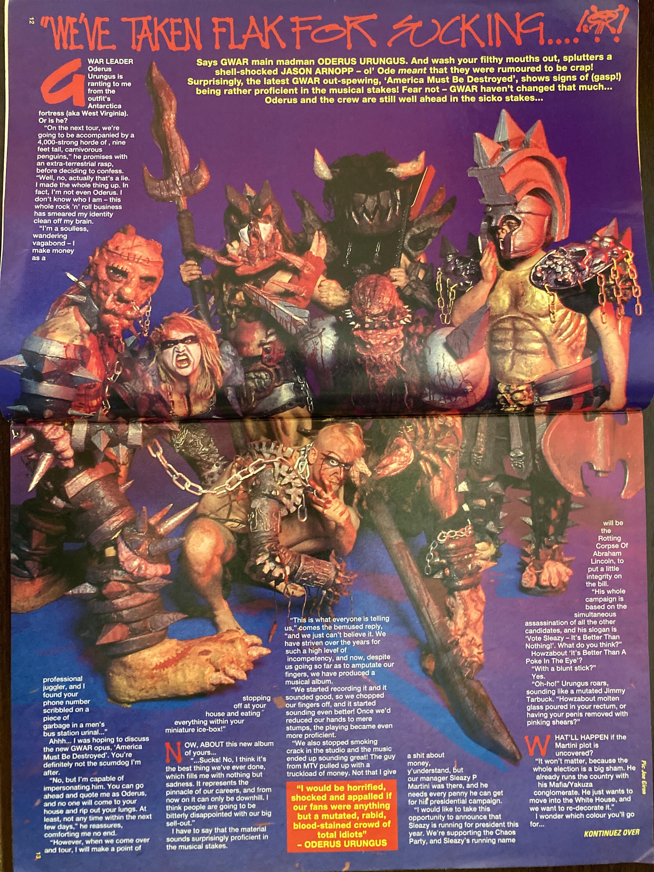 Kerrang 1992 Rush-gwar-deicide-l7 Poster-iron Maiden-twisted - Etsy