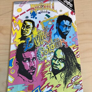 Vintage - Living Color 1991 - Band - Comic Book -