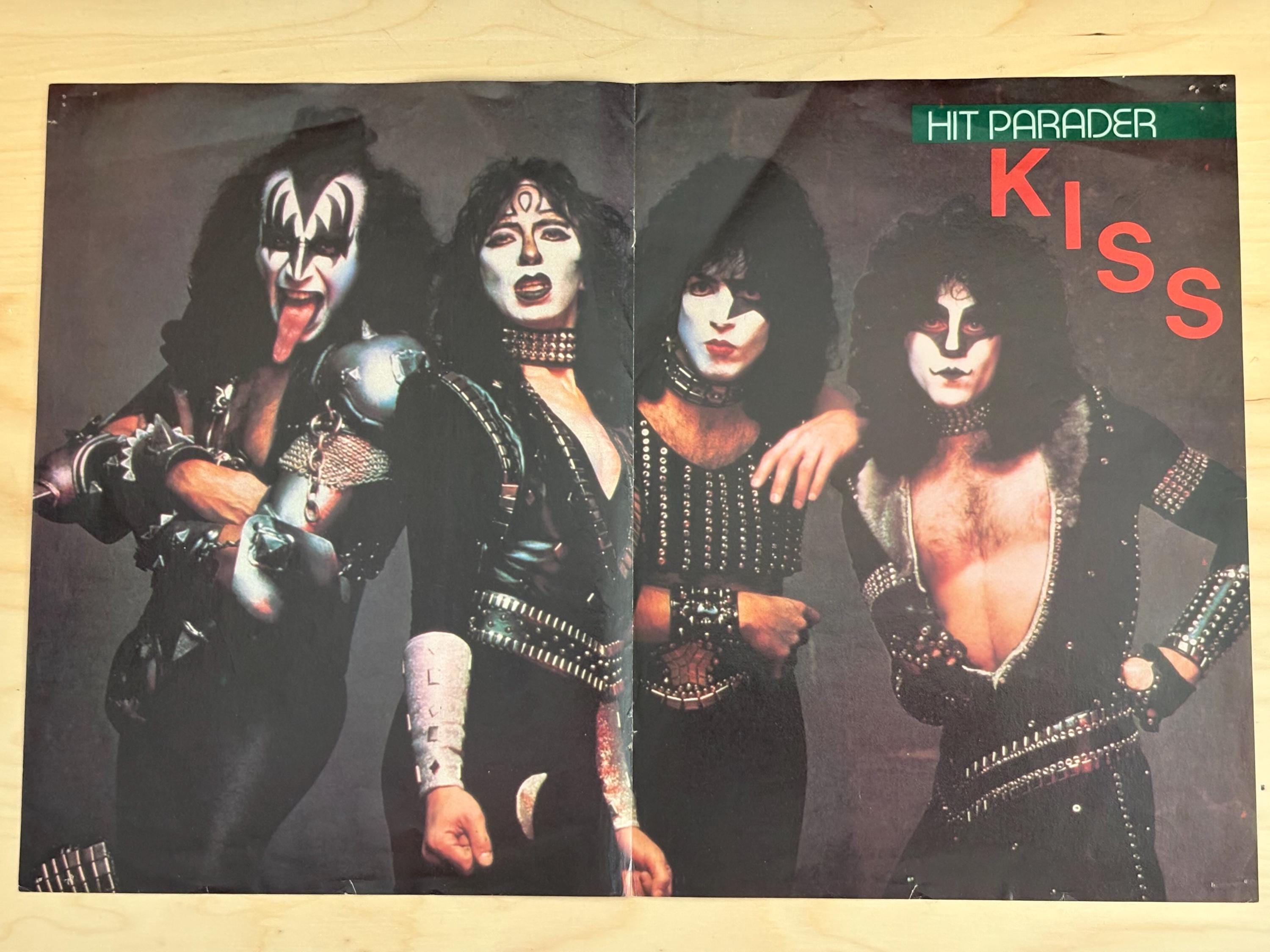 kiss 70年代ポスター　キッス Amazon.co.jp: Kiss ポスター バンド 写真 モンタージュ キス