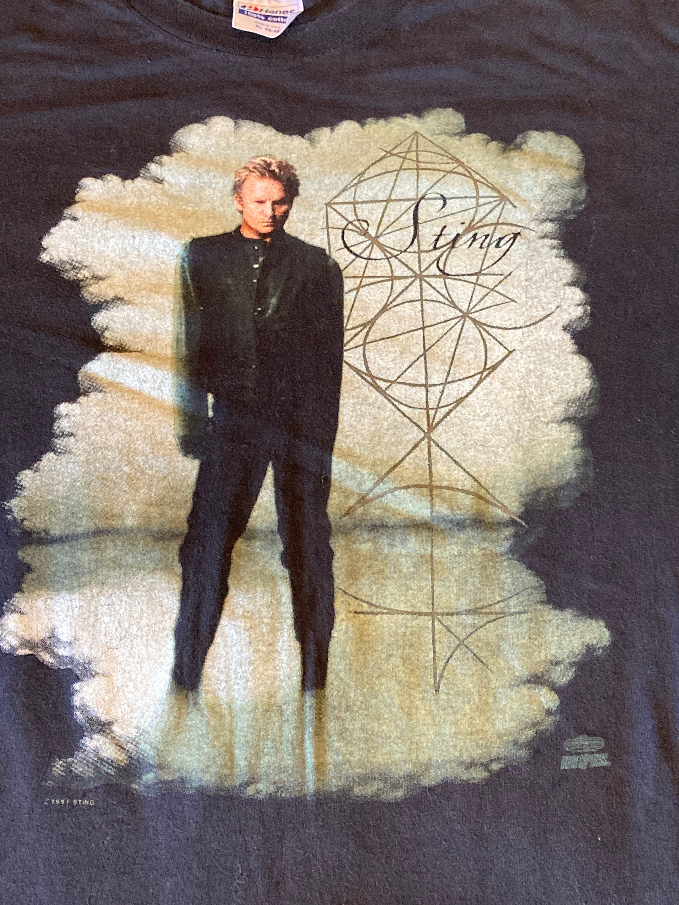 Vintage - Sting 1991 - the Soul Cages - Tour T Shirt Vintage - Sting 1991 - the Soul Cages - Tour T Shirt