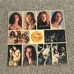 Vintage- Alice Cooper -1975-Billion Dollar Baby Karteneinlage - Original