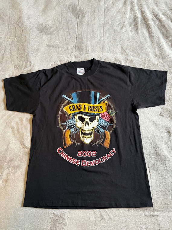 Guns N' Roses Tシャツ Mサイズ チャイニーズ デモクラシーツアー Gun N Roses Chinese Democracy World Tour 2002-2003 Tee T