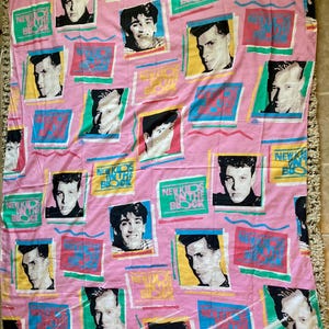 Vintage - 1990 - New Kids on the Block - Bed Sheet- 61