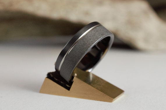 Titanium ring shop etsy