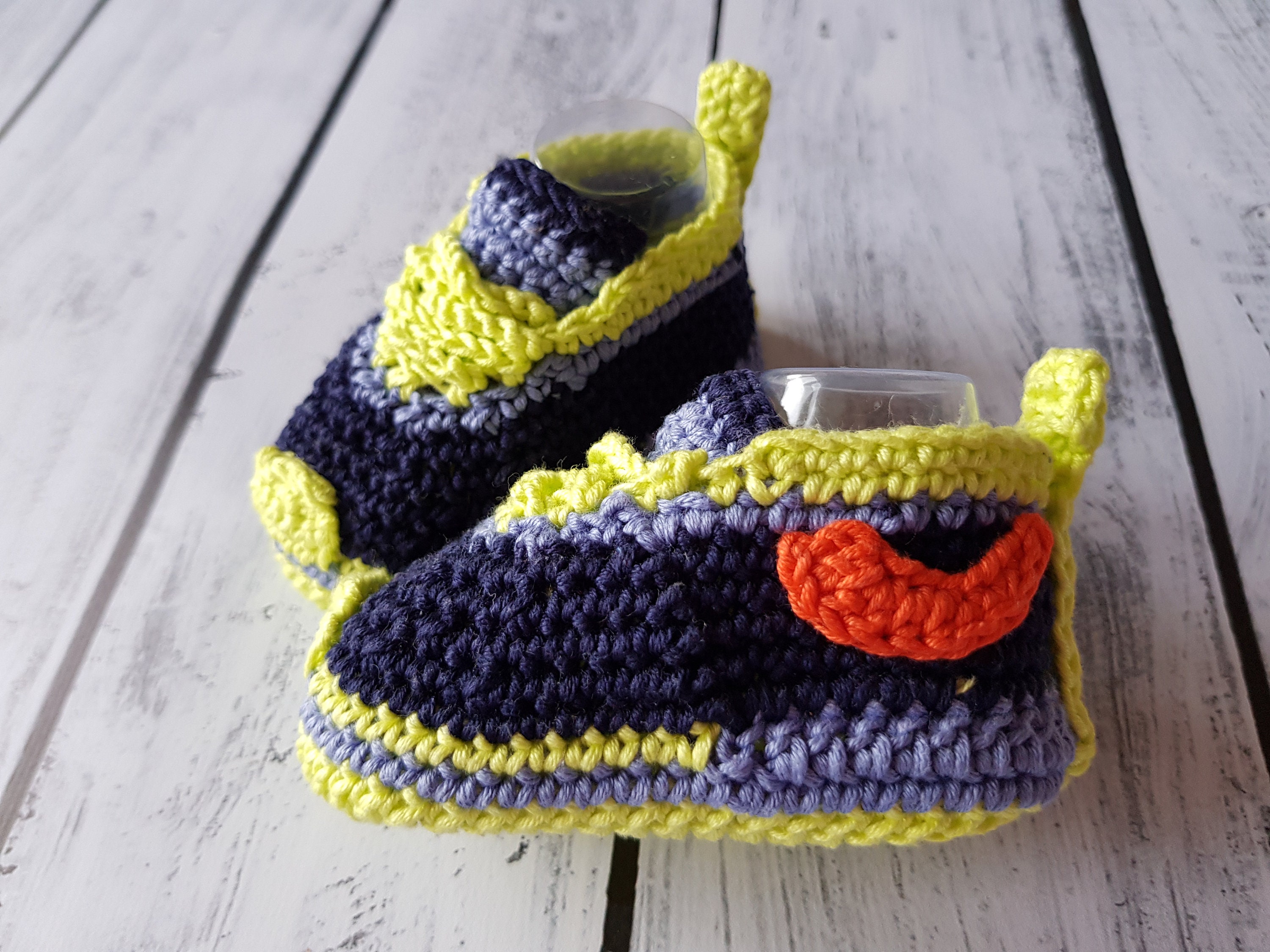 Crochet PATTERN Nike baby sneakers crochet sneakers baby Etsy