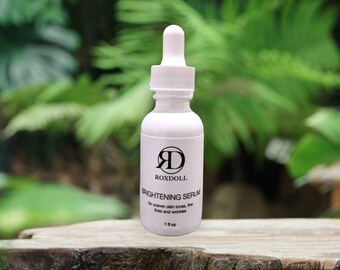 Brightening Serum | Vegan skincare for uneven skin tones, acne scars, fine lines, wrinkles | Plant-based Skin Care Gifts | Holiday Gift