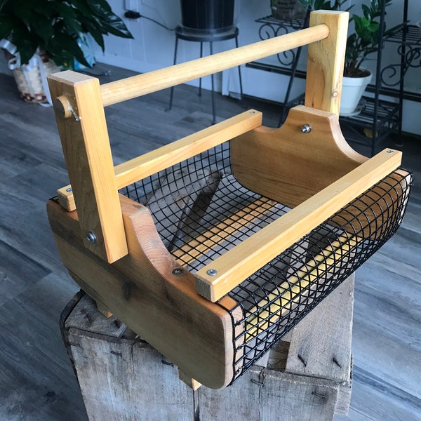 Small Light Weight Cedar Garden Basket