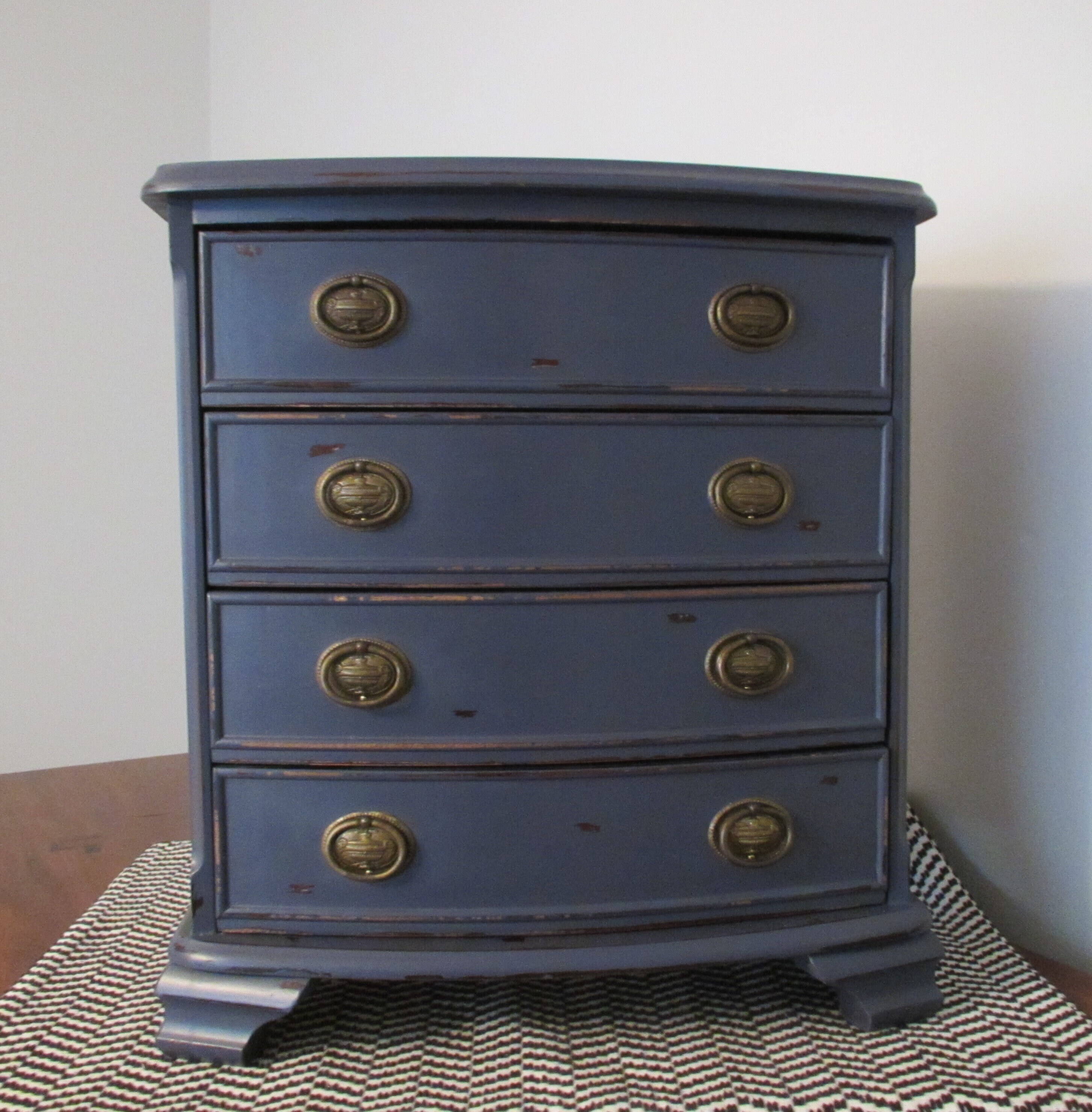 Vintage Bombay Co Jewelry Box Chest Of Drawers Dresser Etsy