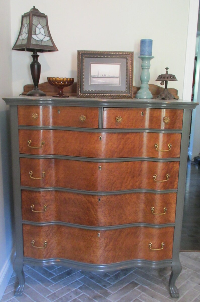 Display Sample Not For Sale Birdseye Maple Antique Dresser Etsy