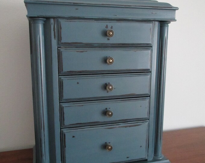 Vintage Bombay Company Jewelry Tower Armoire Box Organizer Etsy