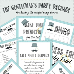 Little Gentleman&#39;s Baby Shower Package