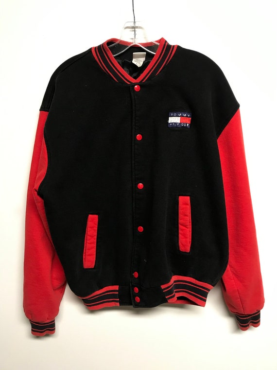 tommy hilfiger bomber jacket vintage