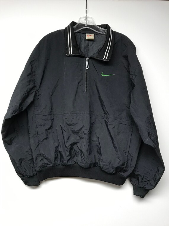 black nike windbreaker jacket