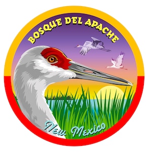 Bosque del Apache Nuevo México Pegatina