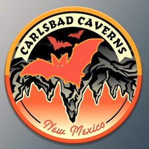 Carlsbad Caverns Flexible Magnet 3&quot; Round