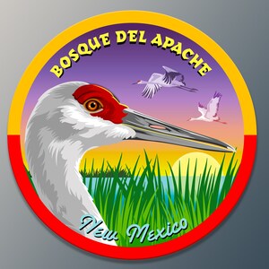 Bosque del Apache 3&quot; Flexible Magnet