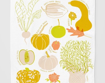 Fall Medly Tea Towel