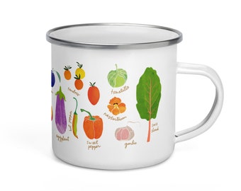 Summer Enamel Mug