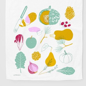 Winter Harvest Tea Towel