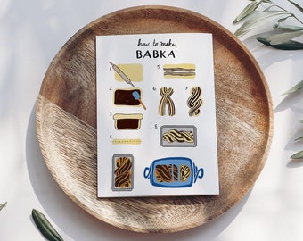 Babka Greeting Cards