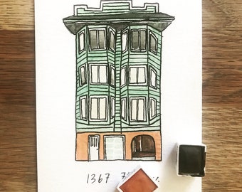 Illustrated House Portrait