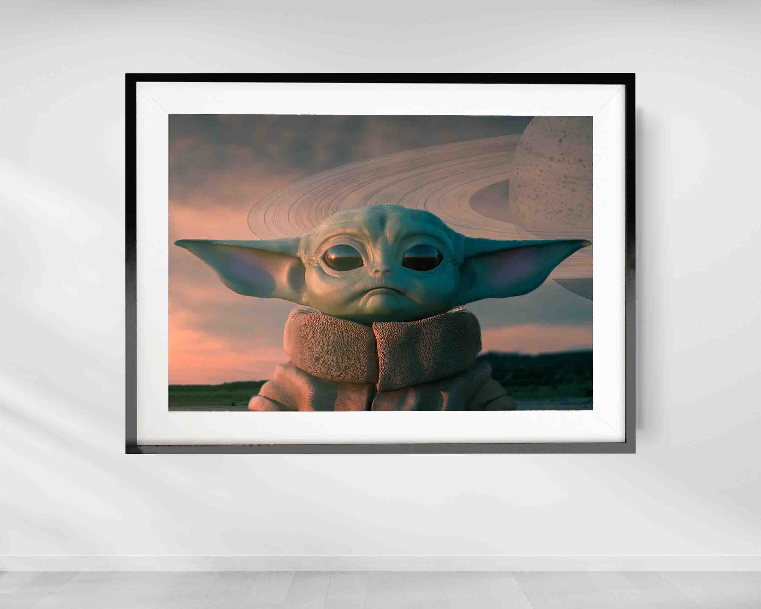 Poster Star Wars Mandalorian Poster Star Wars The Mandalorian Clan Of Two - Affiche Décorative 61x91,5cm, Licence Officielle Décoration Chambre