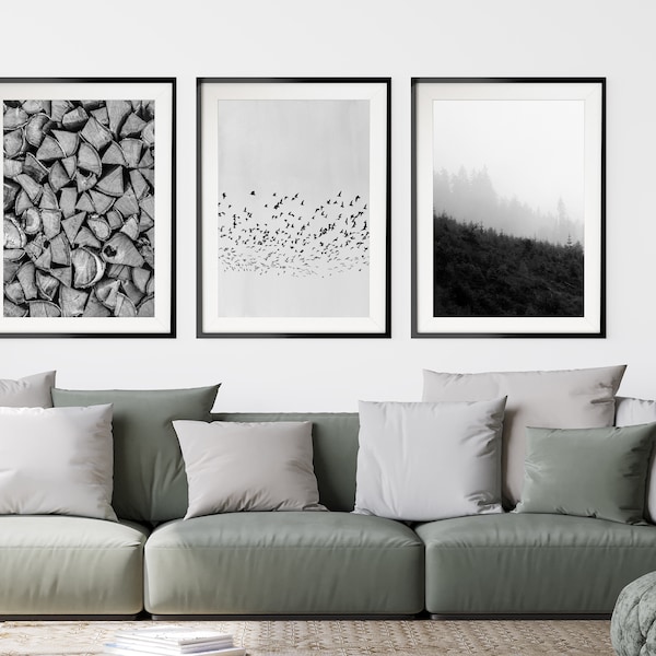 Grey Wall Art Etsy UK