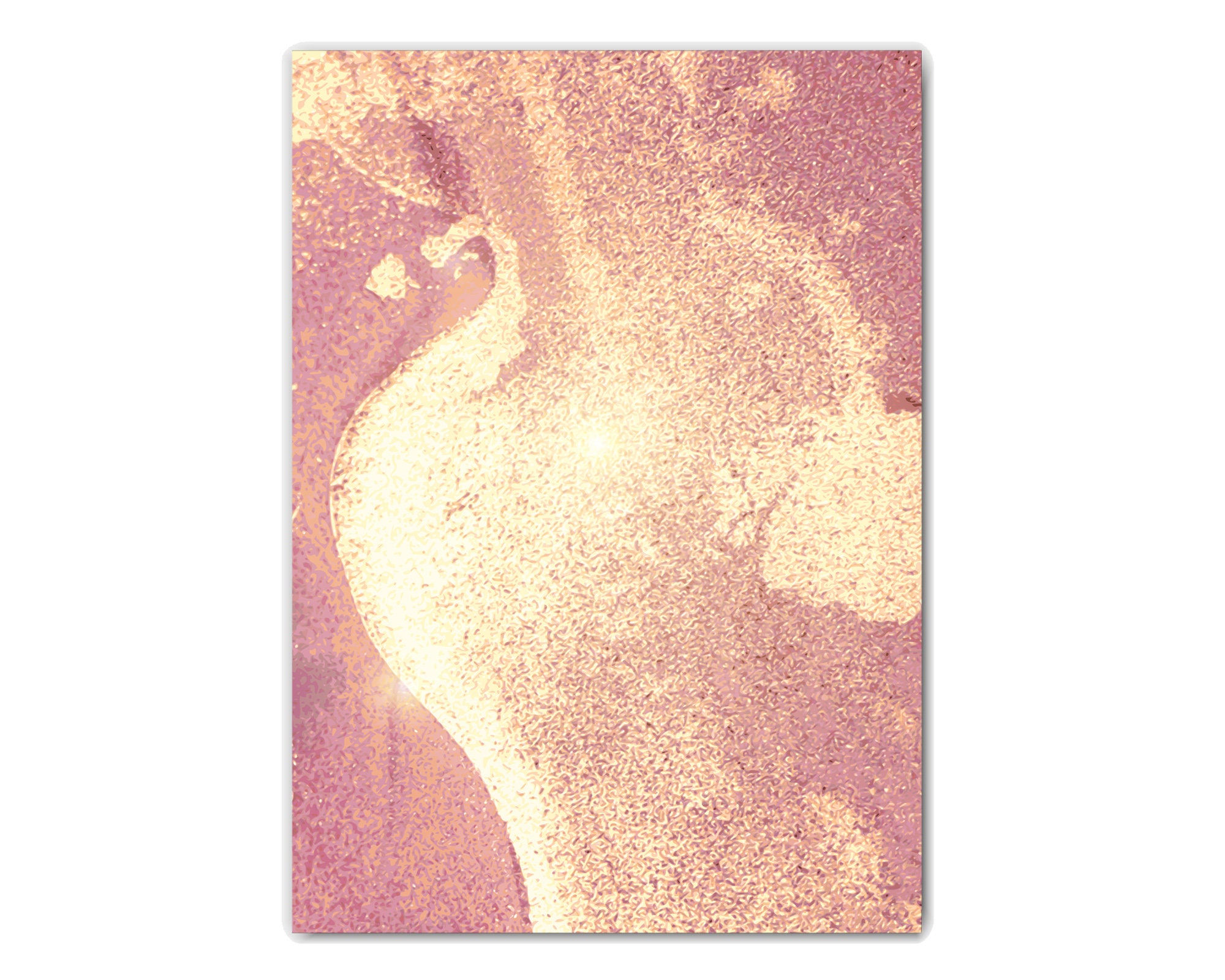 Abstract Pink and Gold Print Set of 3, Pink Marble Wall Art, Magenta ...