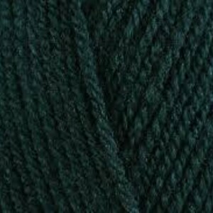 May include: A skein of dark teal yarn.