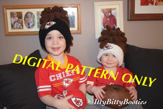 KC Chiefs Hat Pattern/ NFL Fan Gear 