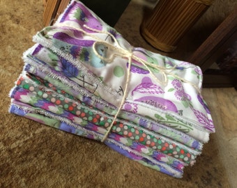 Handmade Baby Burp Cloths