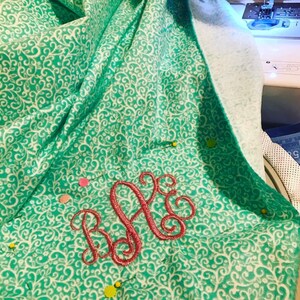 Aangepaste omkeerbare Mini rozen Baby deken