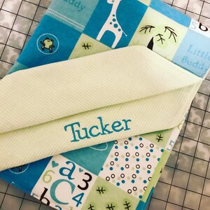 Aangepaste omkeerbare &quot;ABC&quot; Baby deken