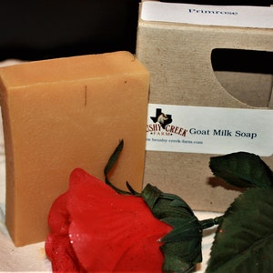 Primrose goat milk soap