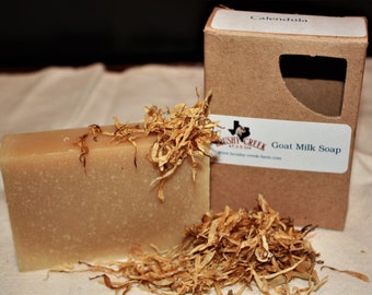 Calendula goat milk soap