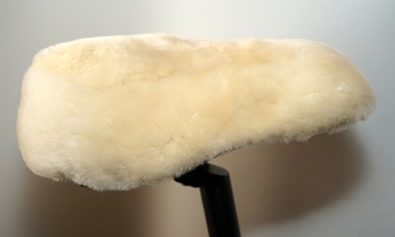sheepskin bicycle seat cover