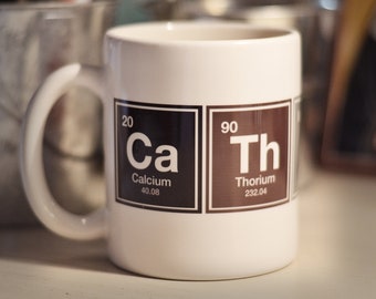 Catholic Mug - Periodic Table Mug - Catholic Gifts - Christian Mug - Teacher&#39;s Gift Mug