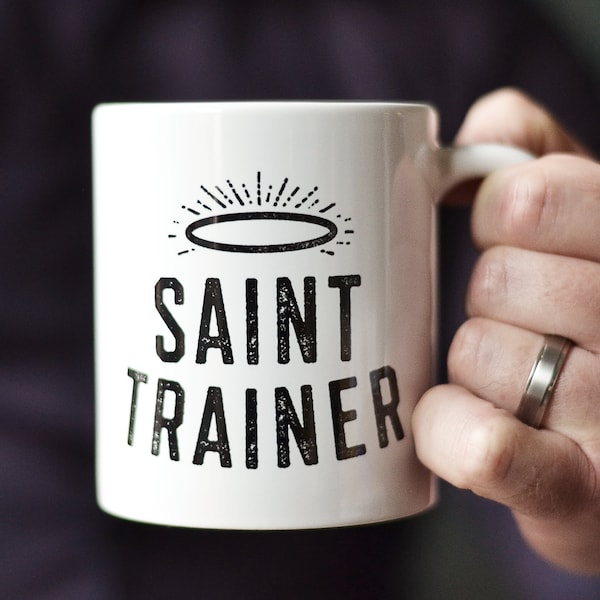 Saint Trainer Catholic Mug