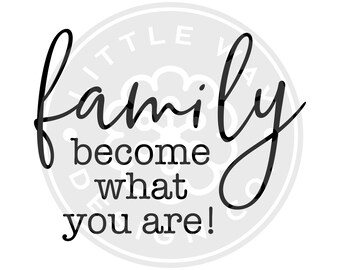 John Paul II Family Quote SVG - Become What You Are File - Catholic SVG File