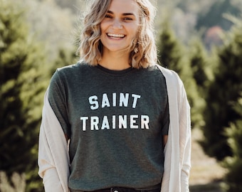 Saint Trainer Catholic T-shirt