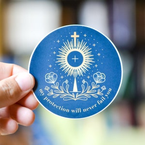 St. Clare of Assisi Catholic Sticker