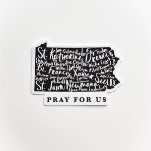 Pennsylvania Saints Catholic Sticker
