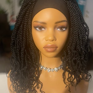 Headband Spring Twist Kinky Afro Twist passion twist synthetic wig